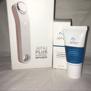 NIB JeNu Ultrasonic Skin Infuser/2 Conducting Gels